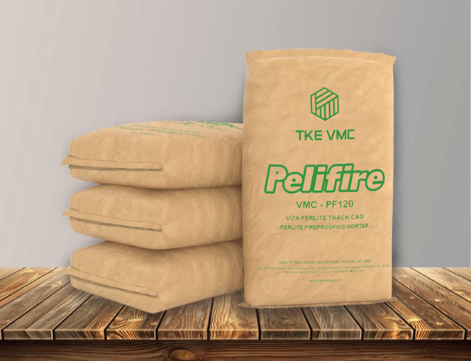 VỮA CHỐNG CHÁY PERLITE THẠCH CAO VMC - PF120